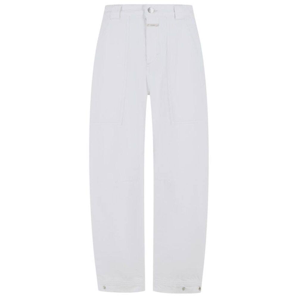Closed 'Barrel Rhannon' White Denim Jeans Women